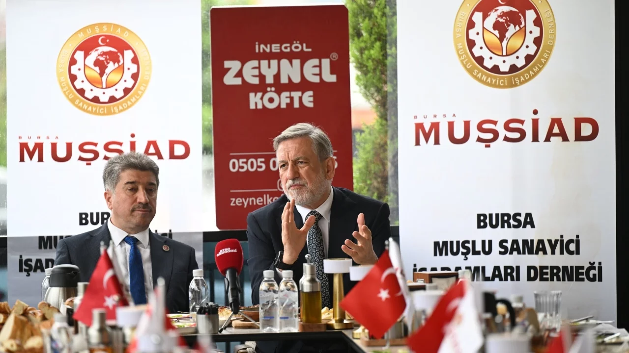 BTSO Yönetim Kurulu Başkanı Burkay MUŞSİAD üyeleri ile buluştu