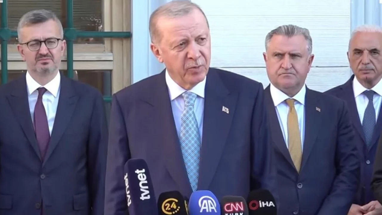 Cumhurbaşkanı Erdoğan'dan bayram namazı sonrası açıklama