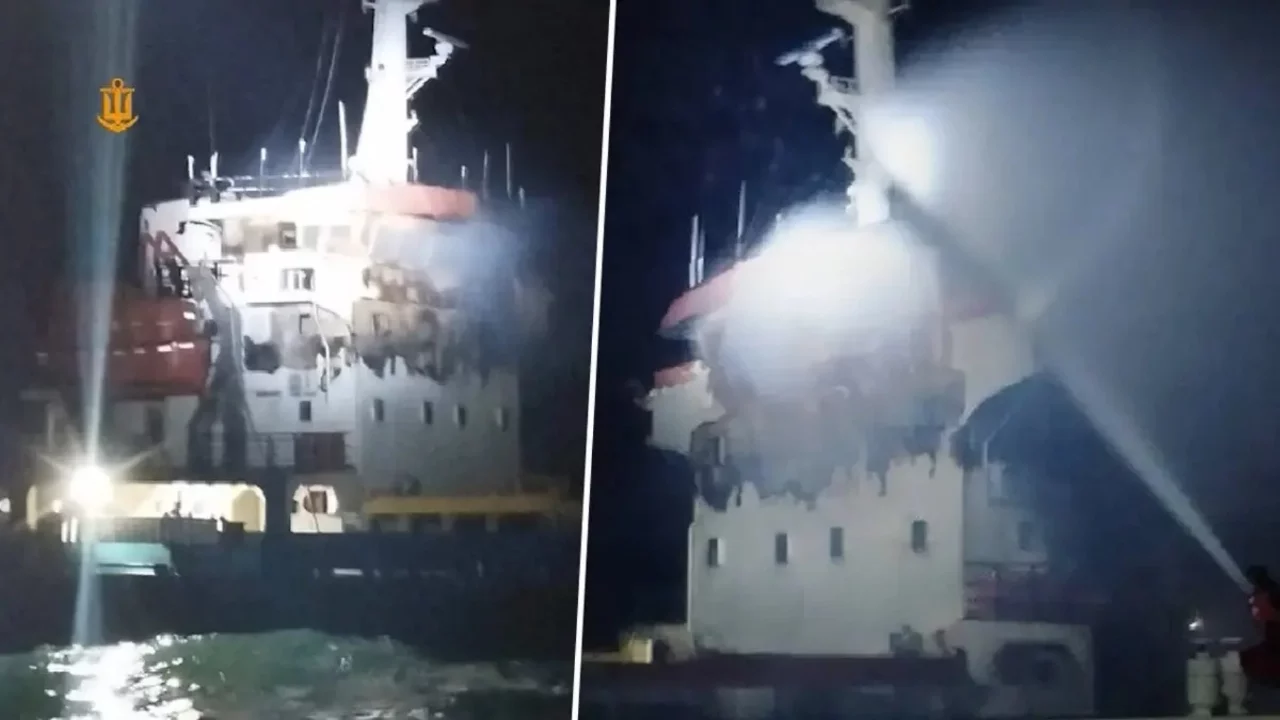 Karadeniz'de Türk gemisine İHA saldırısı: 2 denizci yaralandı