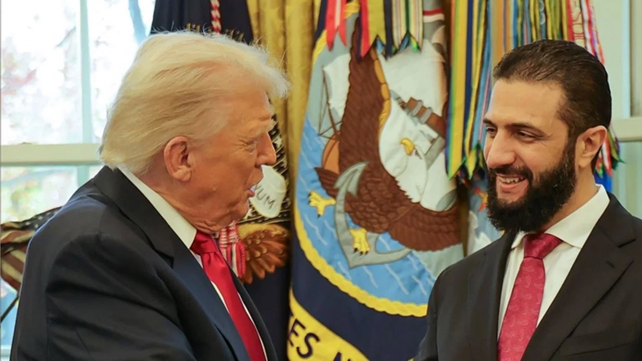 Suriye Cumhurbaşkanı Şara ABD Başkanı Trump ile görüştü