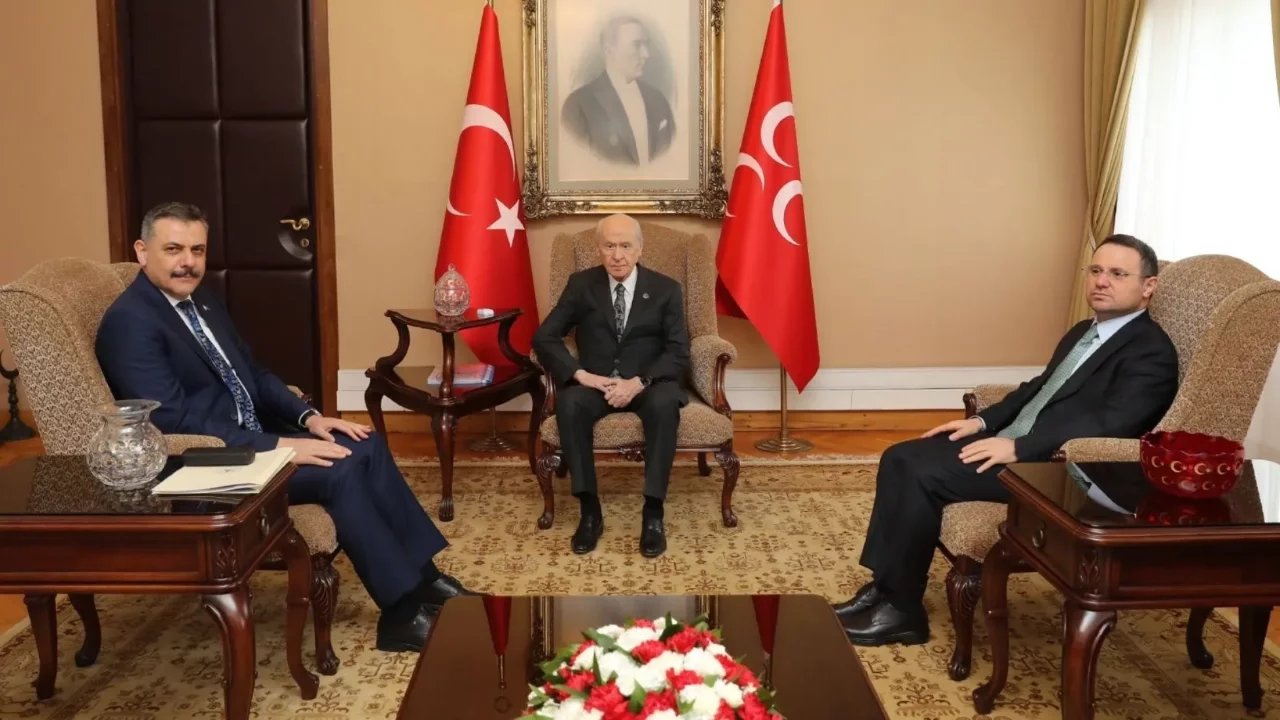 Bakanlar Akın Gürlek ile Mustafa Çiftçi'den Bahçeli'ye ziyaret