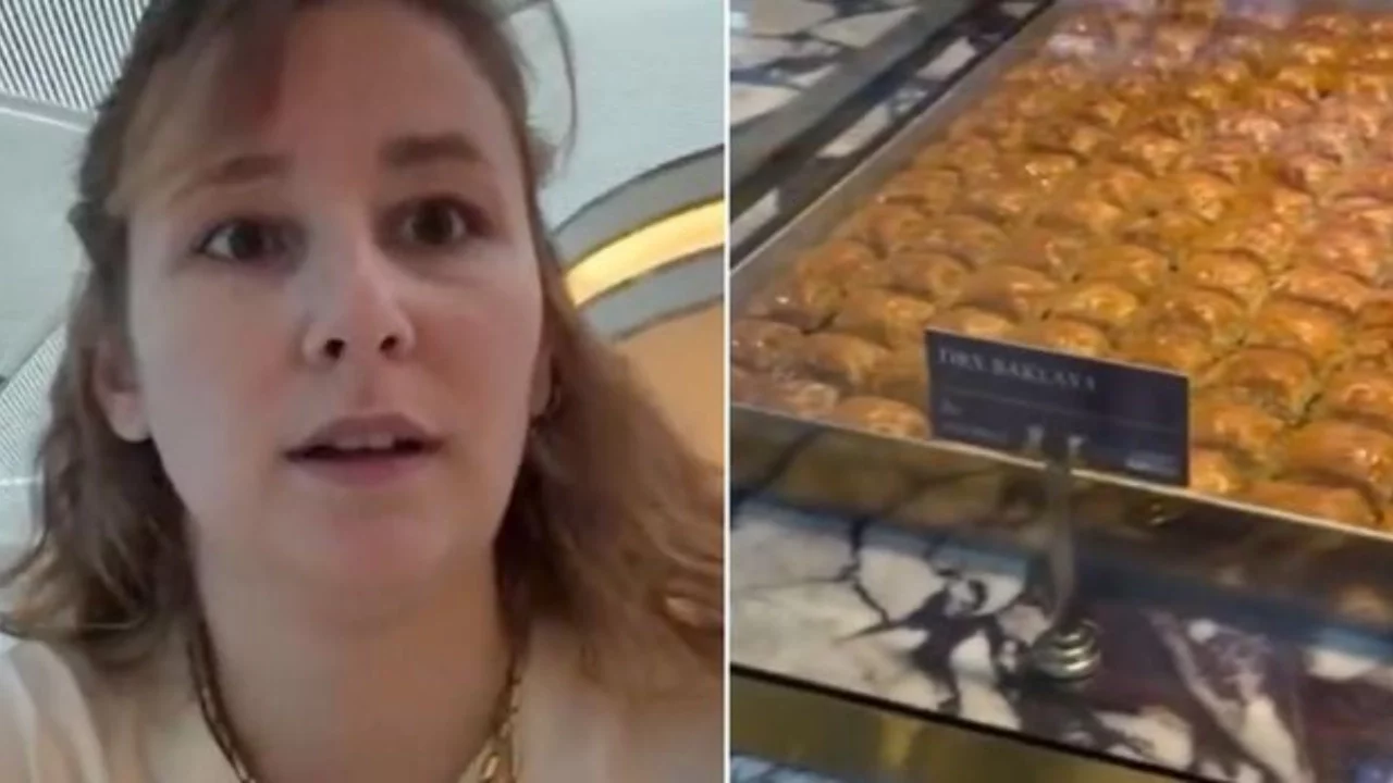 İstanbul Havalimanı'nda dilimi 427 TL'ye satılan baklava şoke etti