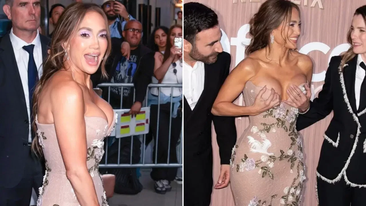 Jennifer Lopez'in kıyafet kazası sosyal medyada gündem oldu