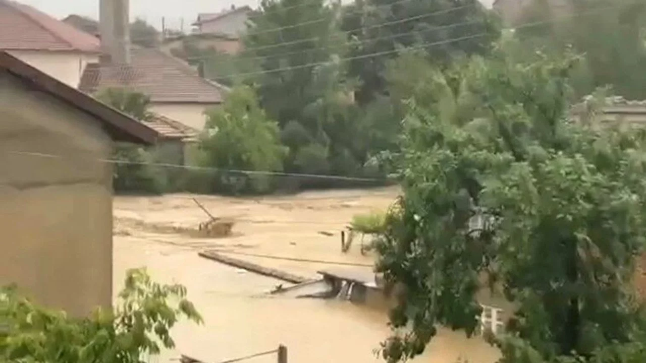 Bulgaristan'da sel felaketi!