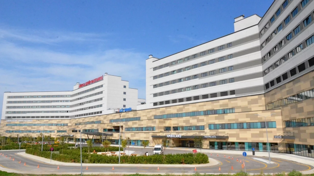 Bursa Şehir Hastanesi'nde yeni otopark çalışması