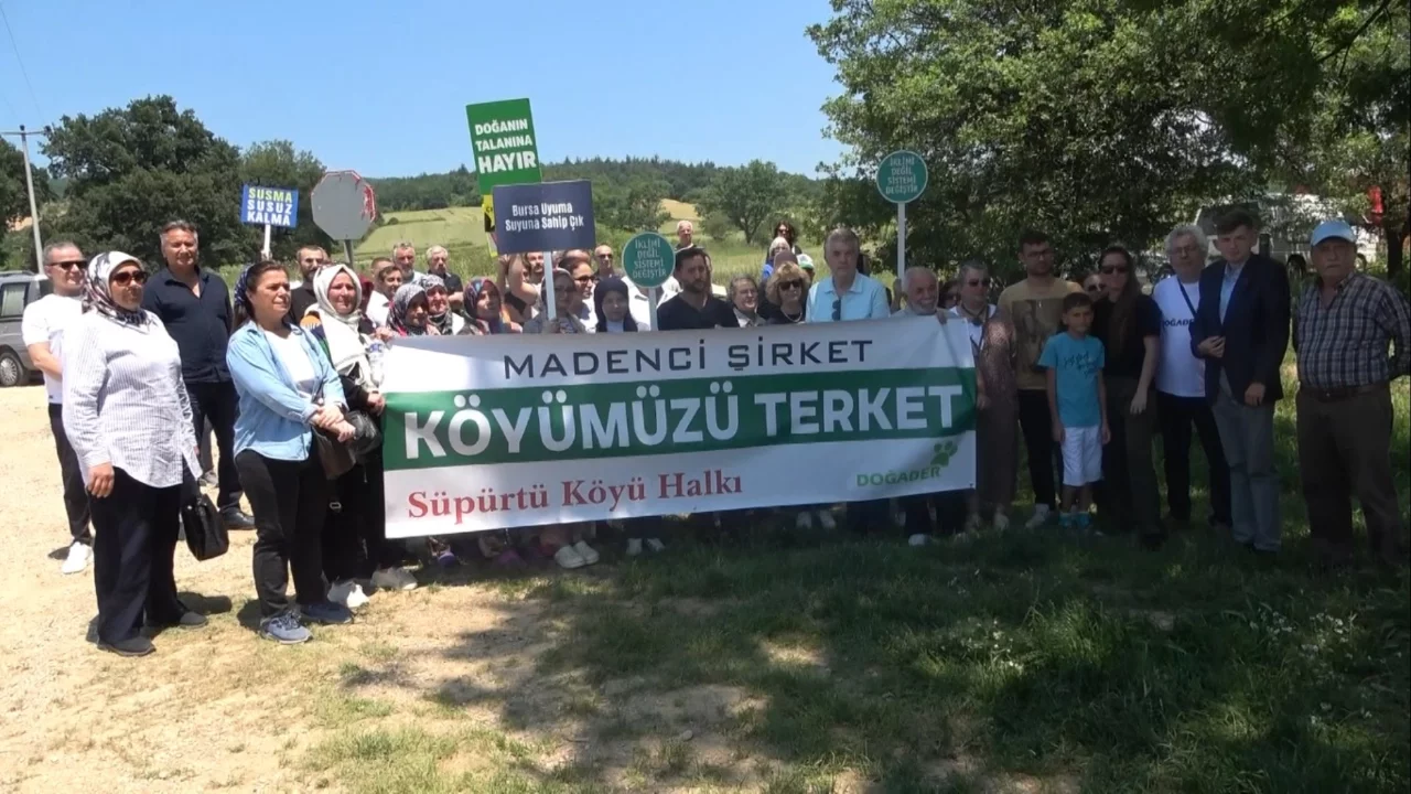 Bursa'da Çevre Günü'nde maden isyanı! "Ormanlarımız madencilerin sahasına dönüştü"