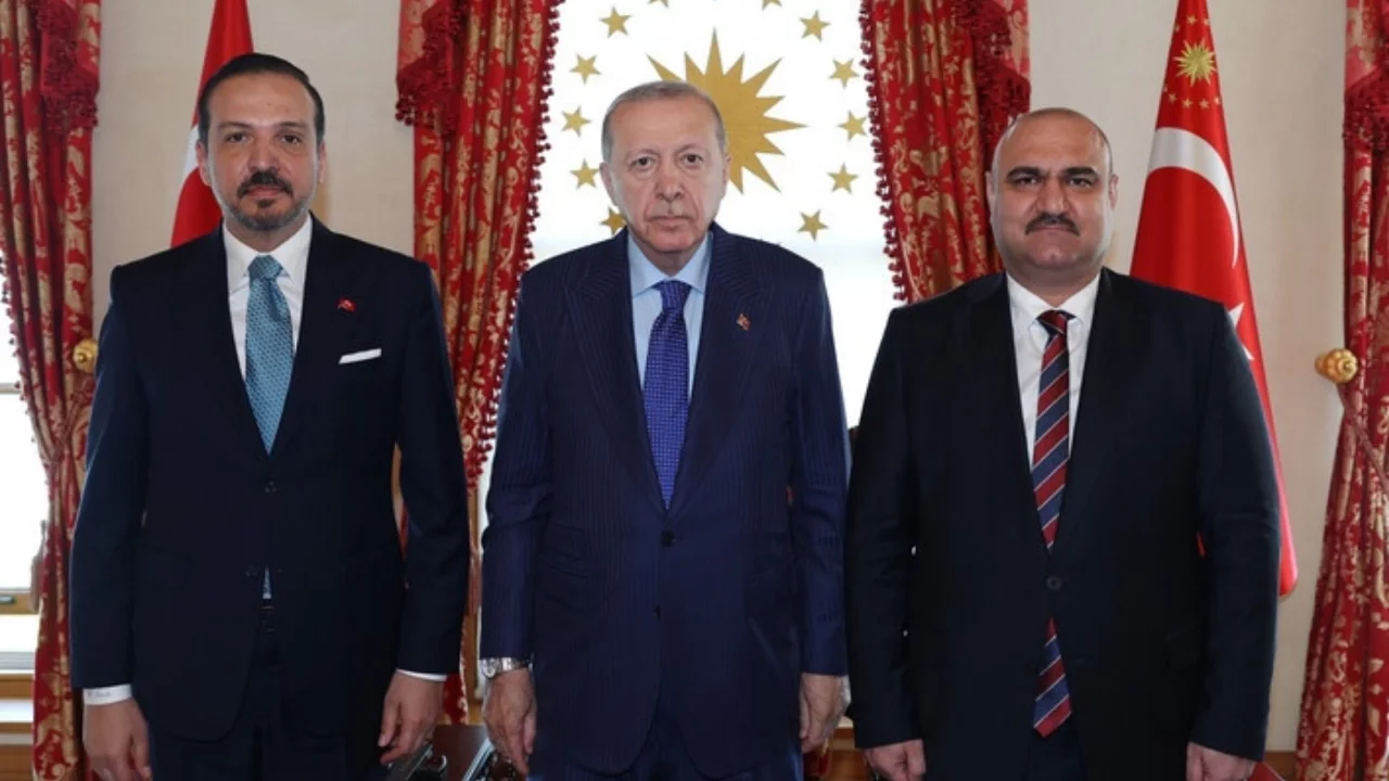 Cumhurbaşkanı Erdoğan, Kerkük Valisi Mehmet Seman Ağa'yı kabul etti