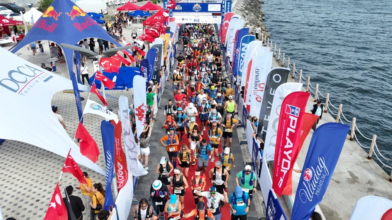 Doca Tirilye Ultra Koşusu'na Mudanya'da rekor katılım