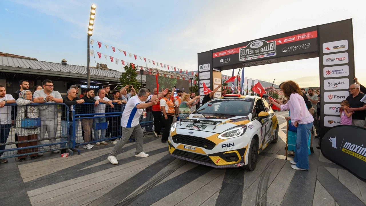 50. Yeşil Bursa Rallisi'nin startı Osmangazi'den verildi