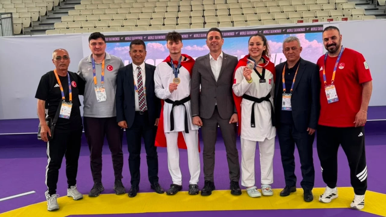 Milli taekwondoculardan Roma'da 1 altın, bir bronz madalya
