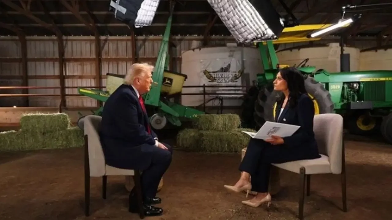 ABD Başkanı Trump o sorulara tepki gösterdi: Hakaret edip, kanalı terk etti