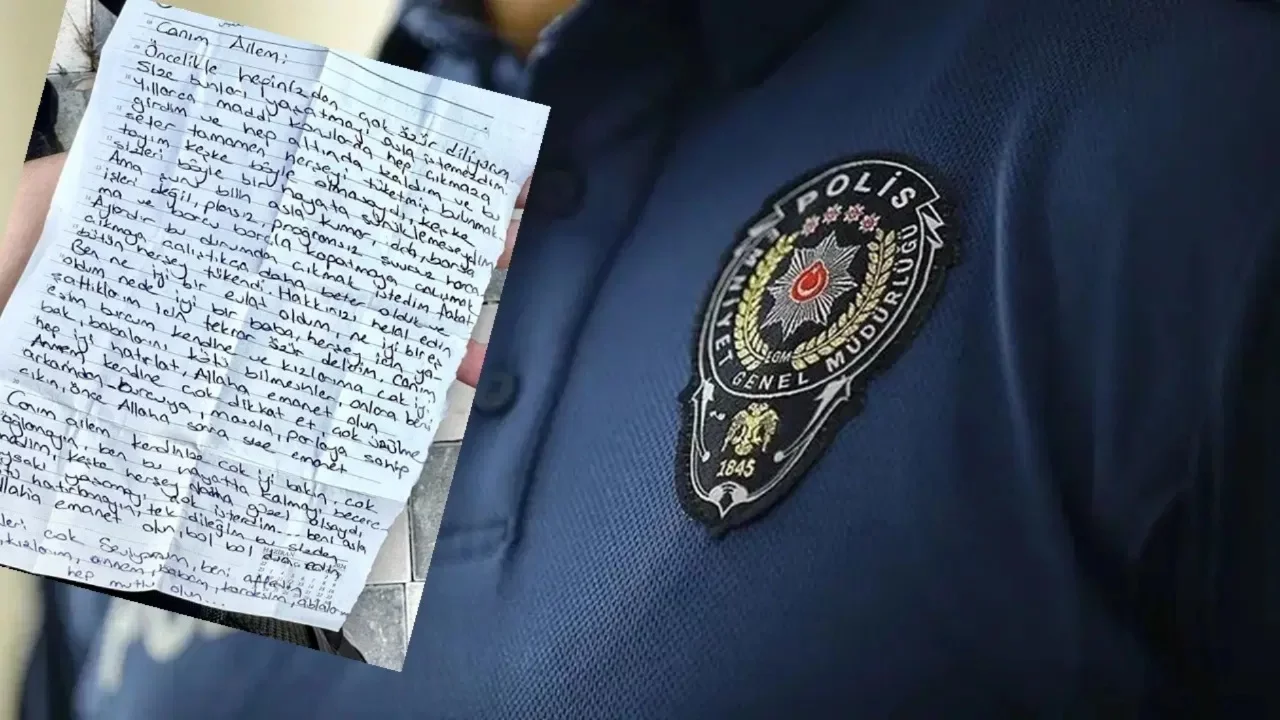 CHP'li Bakan, intihar eden polisin mektubunu paylaştı
