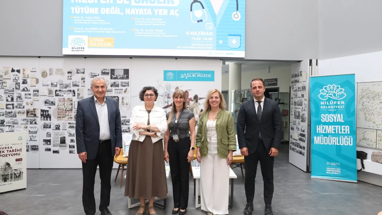 Nilüfer'de "Tütüne Değil, Hayata Yer Aç" başlığı ile söyleşi gerçekleştirildi