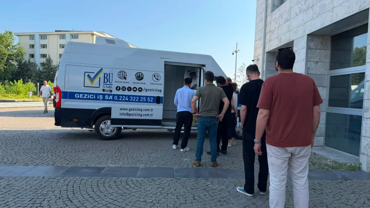 Nilüfer Belediyesi çalışanlarına sağlık taraması yapıldı
