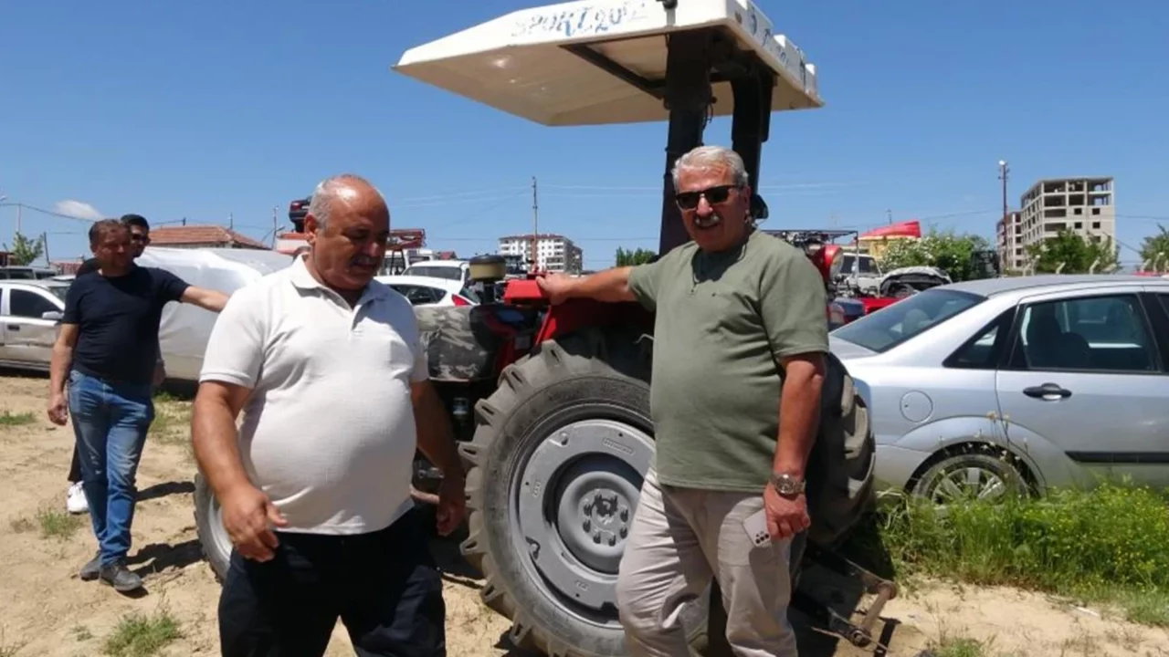 Ankara'da çalınan traktör, Yozgat'ta bulundu
