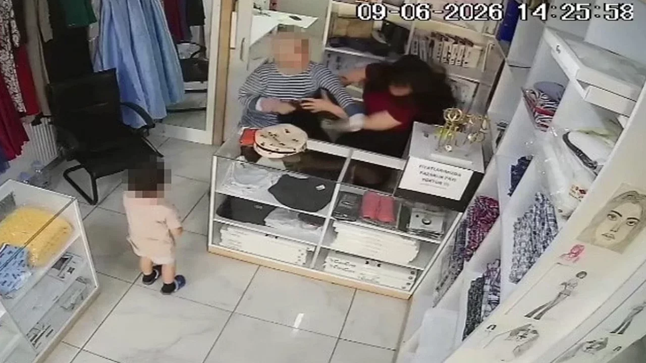 250 TL yerine 100 TL vermek isteyen kadın, terzinin kızına saldırdı