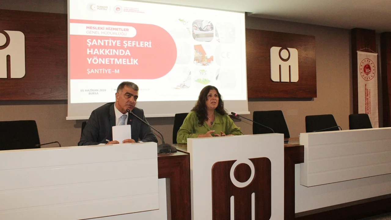 İMO Bursa'da şantiye şefleri hakkında yönetmelik ele alındı