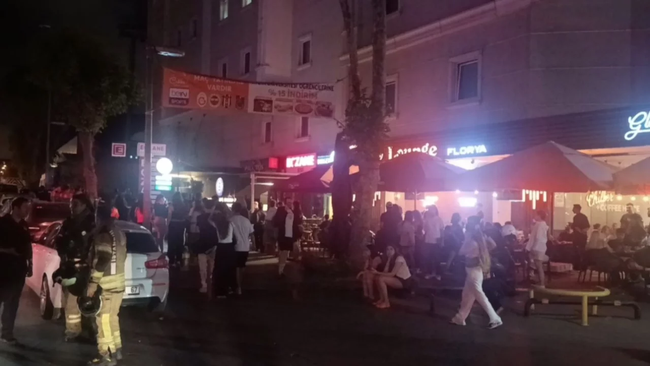 Kız öğrenci yurdunda yangın paniği