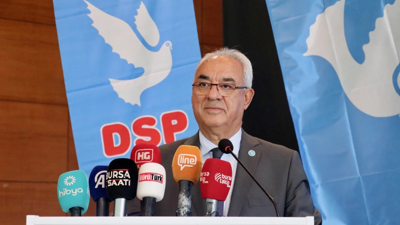 DSP Genel Başkanı Önder Aksakal Bursa'da konuştu