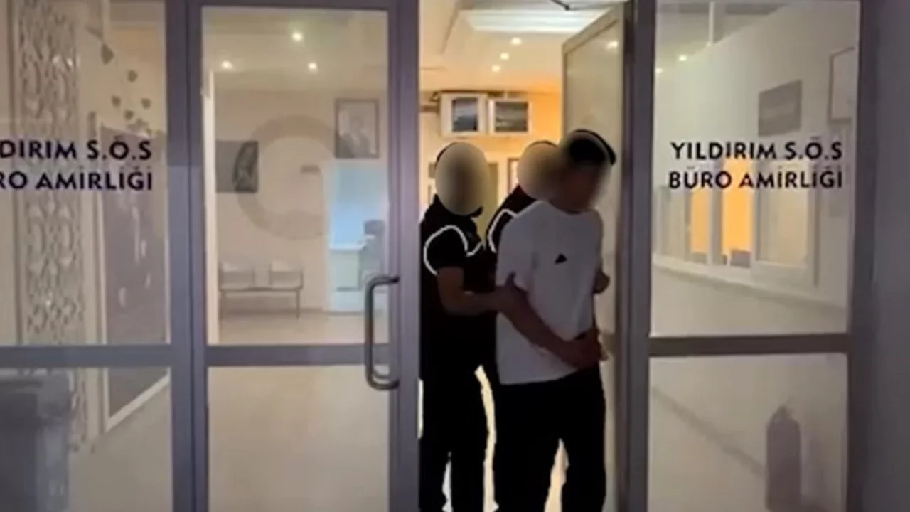 Bursa'da 12 yıl 6 ay hapis cezasıyla aranıyordu, kovalamaca sonrası yakalandı