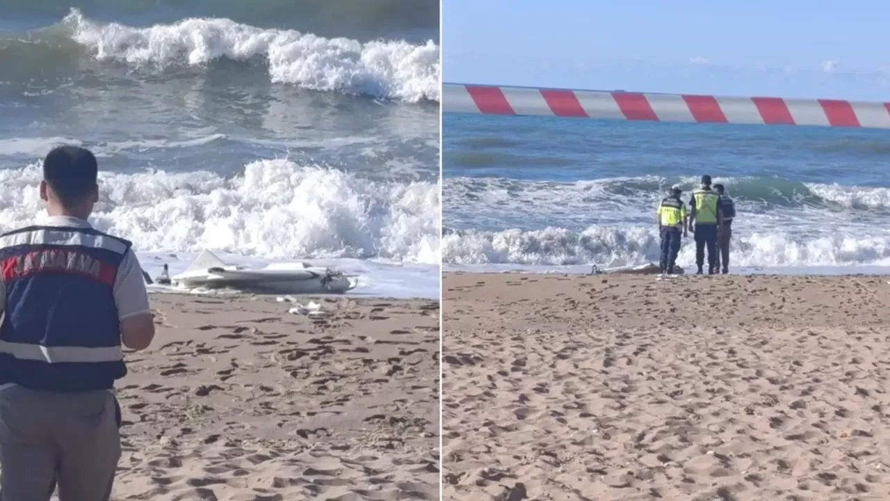 Karadeniz'de plajda bulunan silahlı insansız hava aracı panik yarattı