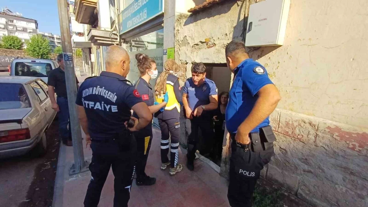 Bahçede çıkan yangına müdahale eden kadın yaralandı