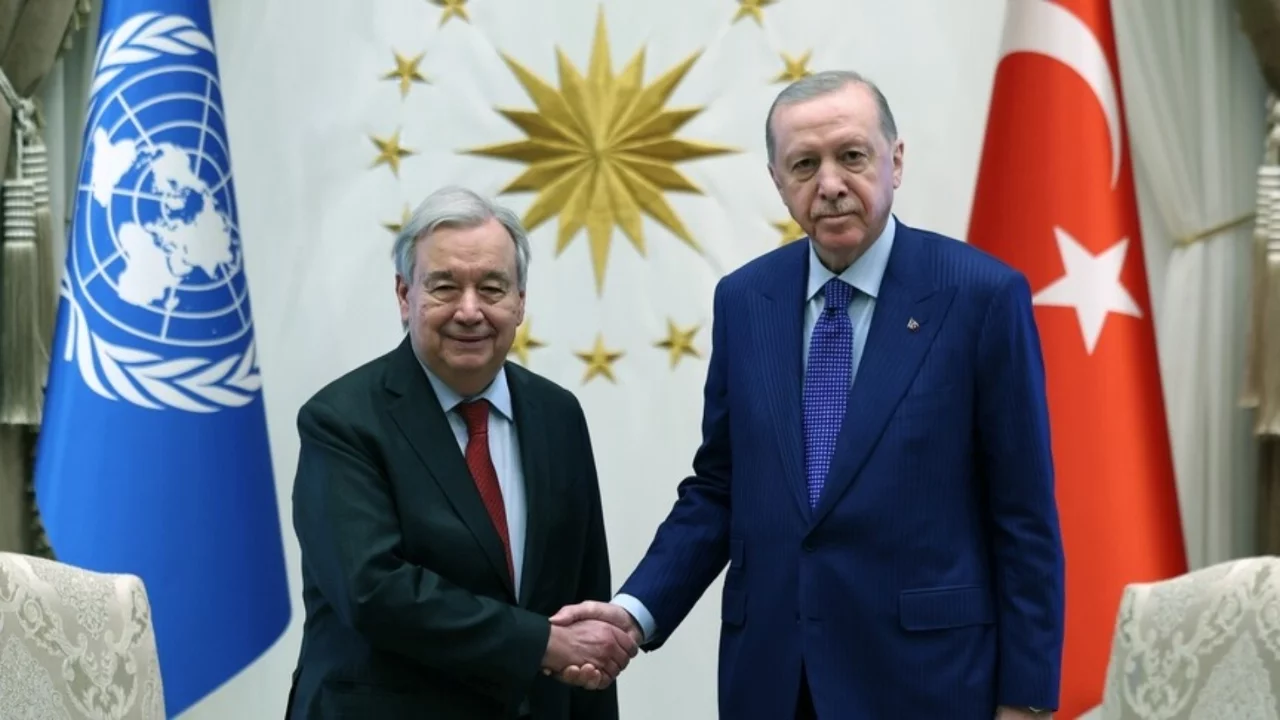 Cumhurbaşkanı Erdoğan, BM Genel Sekreteri ile telefonda görüştü