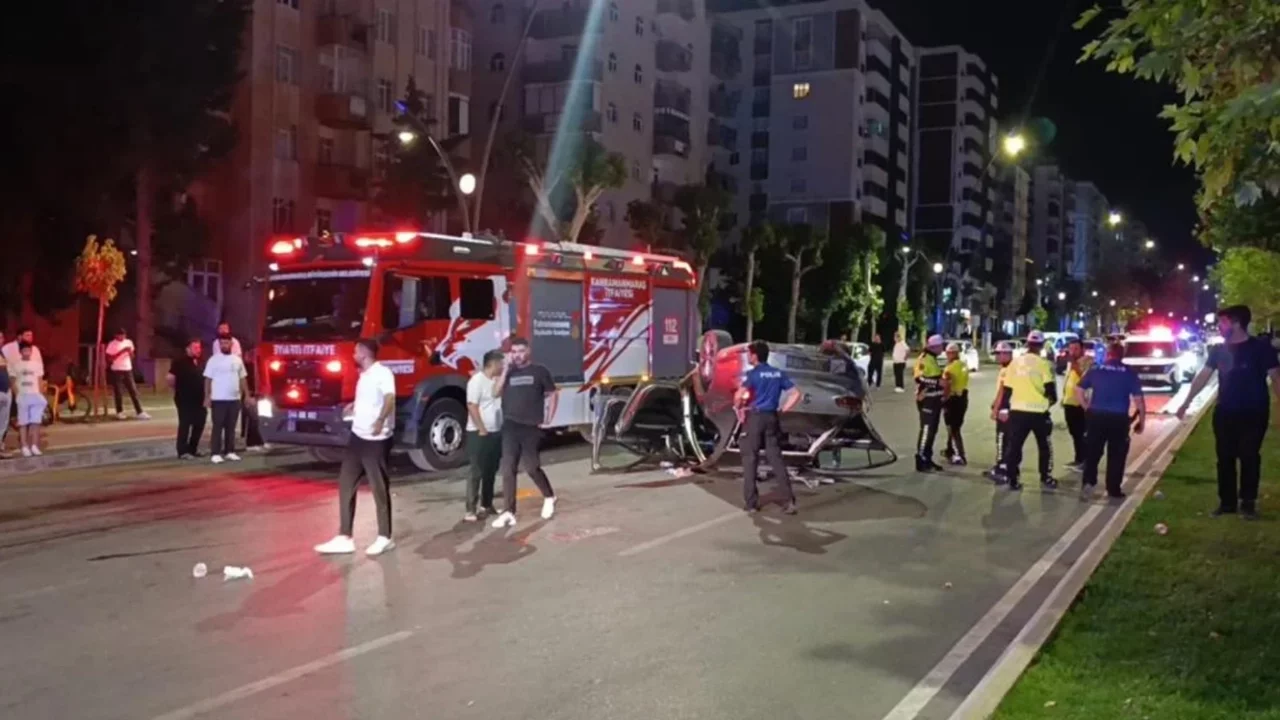 Kahramanmaraş'ta trafikte yarış kazayla sonuçlandı