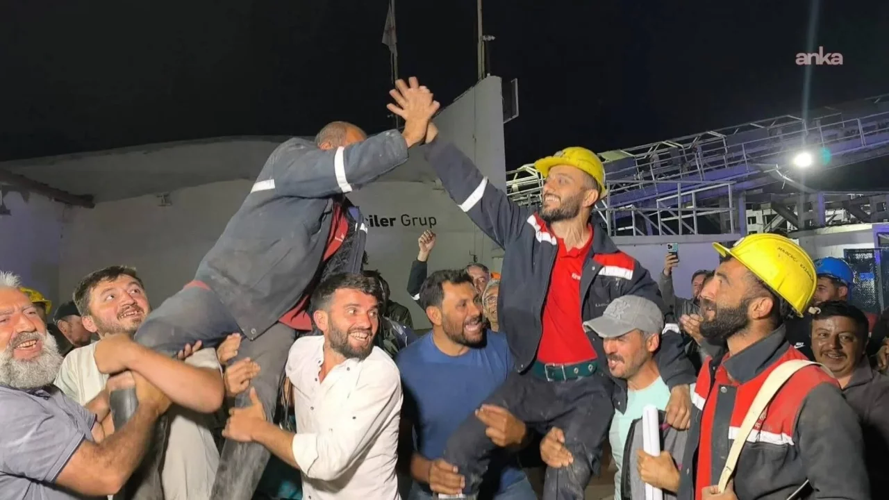 27 günlük Özşen Madencilik direnişi kazanımla bitti! Madenciler alkışlarla yeryüzüne çıktı