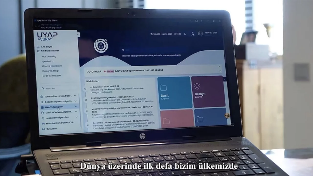 Bakan Gürlek'ten "e-Avukat" uygulamasına ilişkin paylaşım