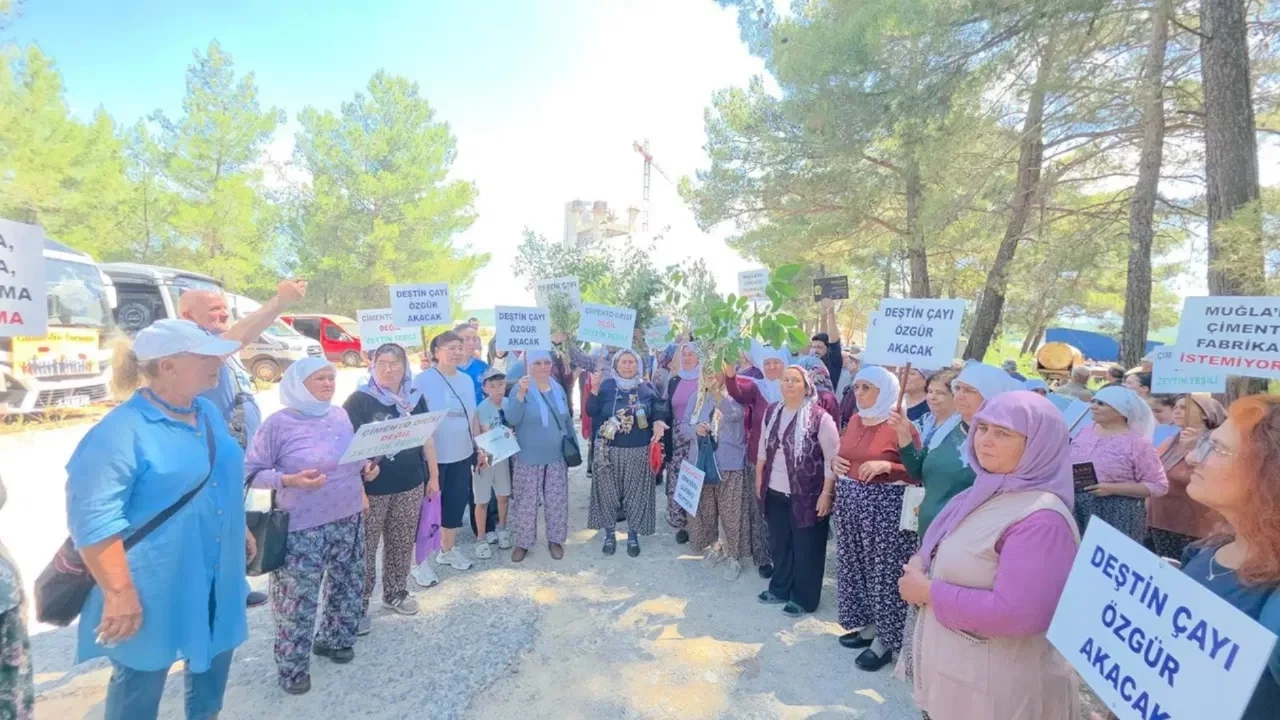 Deştin'de 'çimento fabrikası' isyanı
