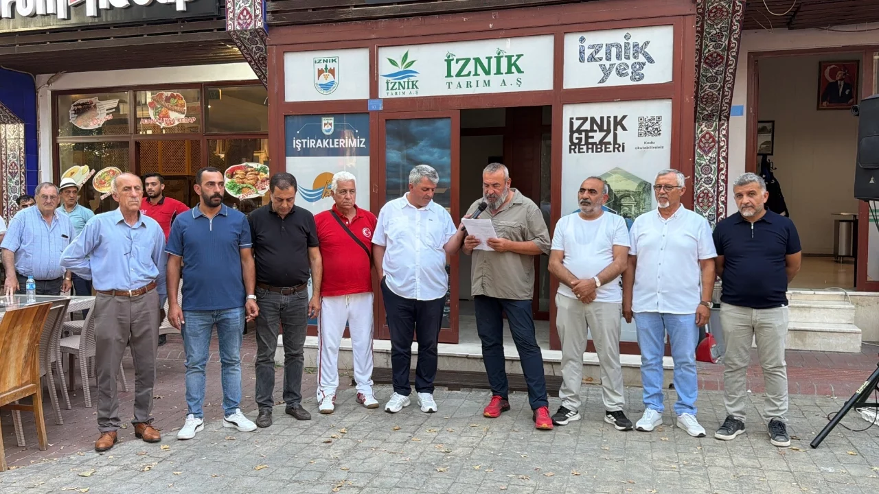 Bursa'da "'Sakin Şehir' ünvanlı İznik sakin kalmalı" çağrısı