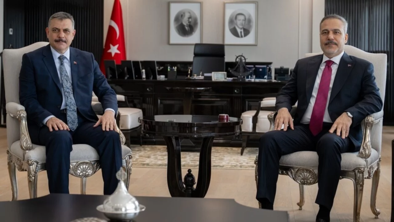 Dışişleri Bakanı Haka Fidan, İçişleri Bakanı Mustafa Çiftçi ile görüştü