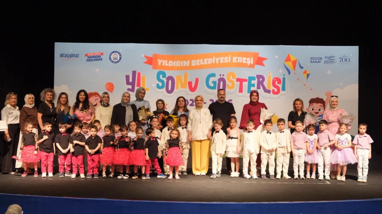 Yıldırım Belediyesi Kreşi'nde mezuniyet coşkusu
