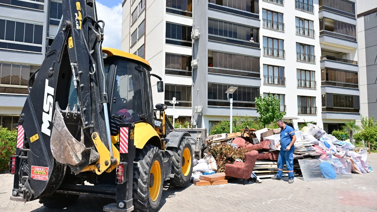 Yıldırım'da yangından etkilenen ailelere destek