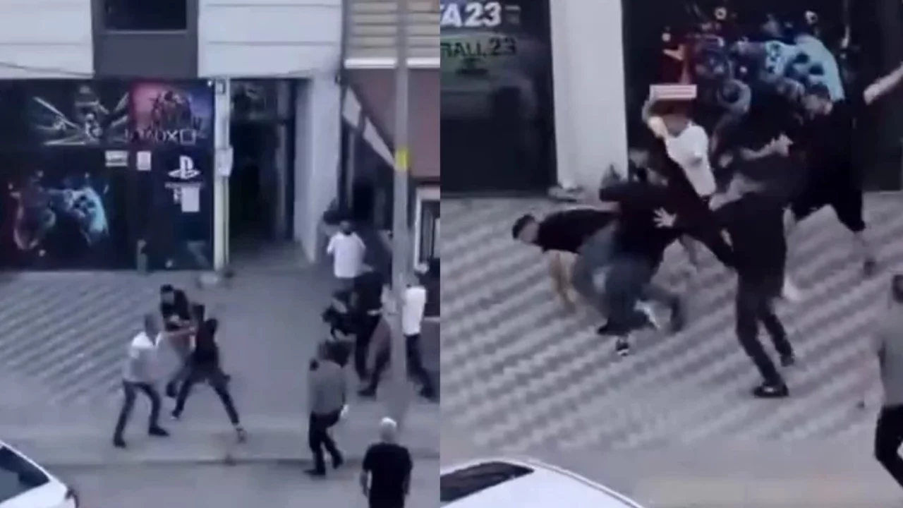 Bursa'daki kavgada kemer ve ıstakalarla birbirlerine saldırdılar