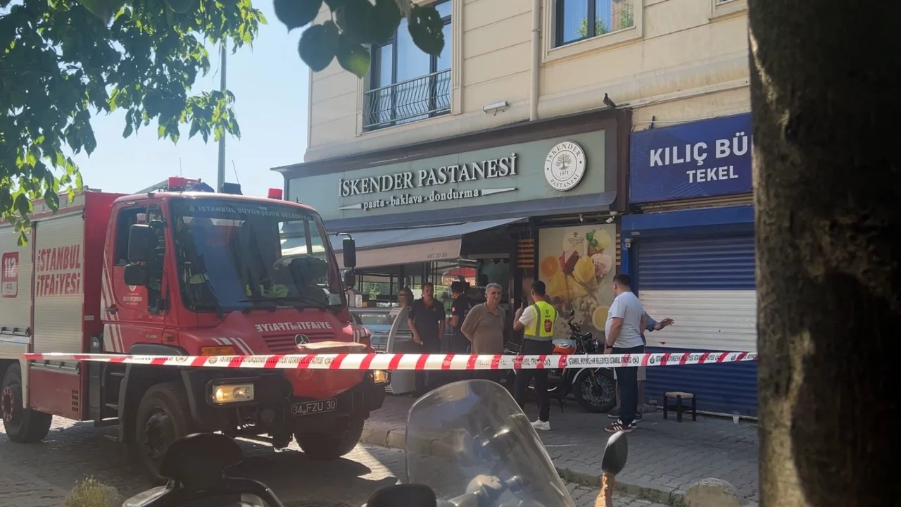 Eyüpsultan'da pastanede doğal gaz kaçağı: 5 çalışan etkilendi