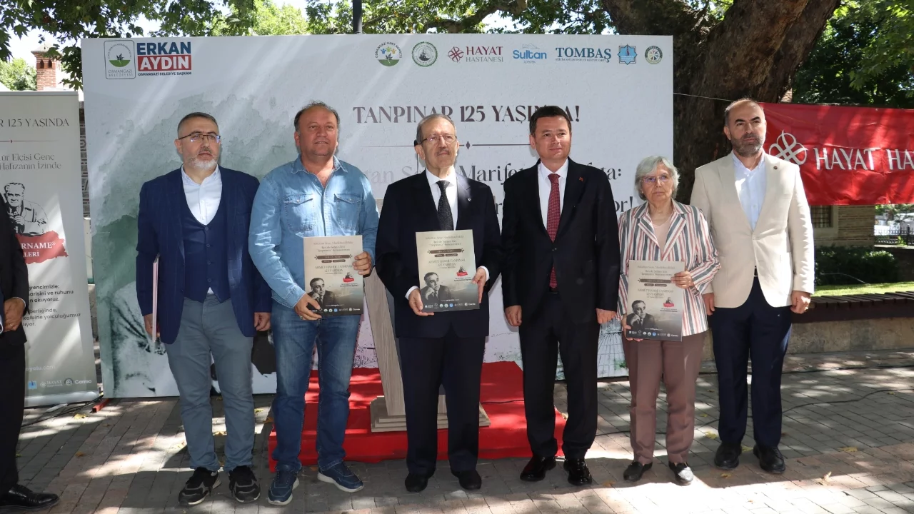 Bursa'da Ahmet Hamdi Tanpınar'ın 125'inci doğum yıl dönümü kutlandı