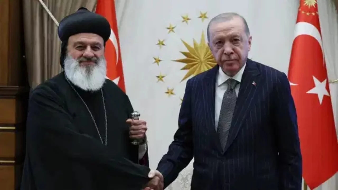 Cumhurbaşkanı Erdoğan, Süryani Ortodoks Kilisesi Patriği'ni kabul etti