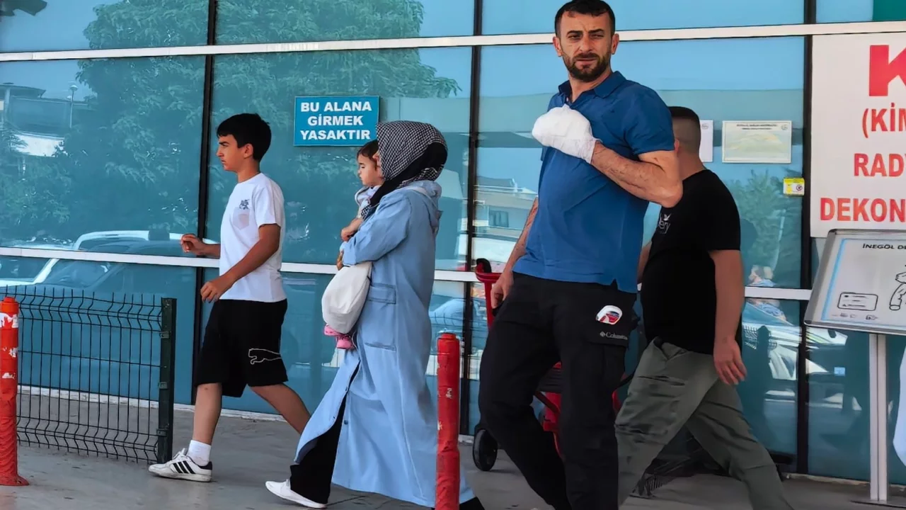 Bursa'da elini makineye kaptıran işçinin parmağı koptu!