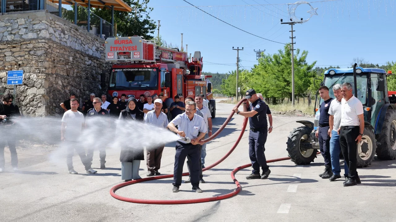 Bursa'da kırsalda yangınla mücadele kapasitesi artıyor