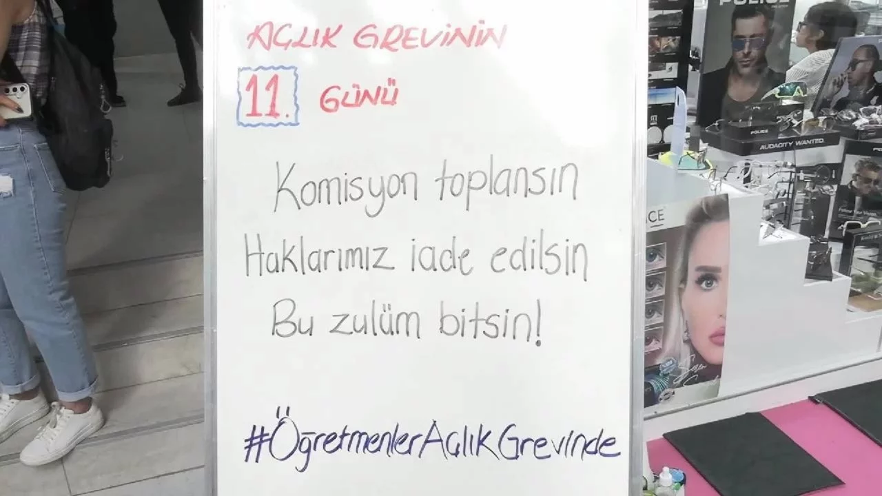 Öğretmenlerin eylemi 11'inci gününde: "Mücadelemiz devam ediyor"
