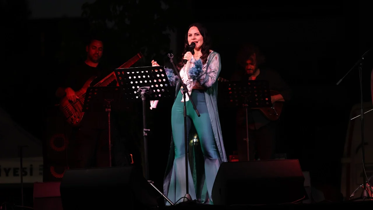 Nilüfer Caz Festivali'nde Şenay Lambaoğlu sahne aldı