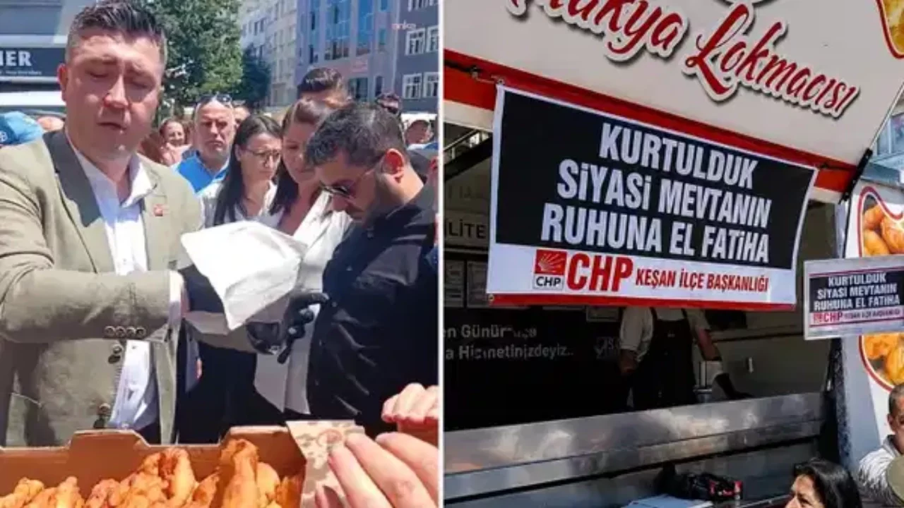 CHP'den AK Parti'ye geçen Keşan Belediye Başkanı Özcan'a 'tepki' lokması