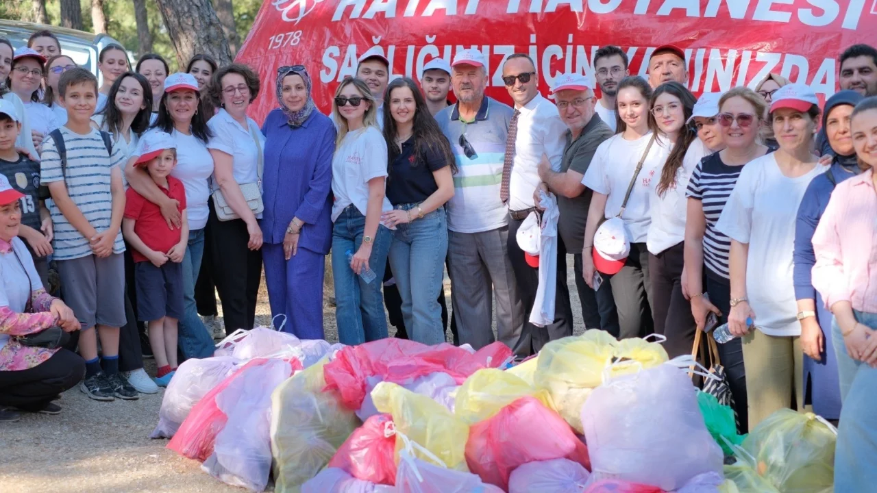 Bursa'da sağlıkçılardan çevreye anlamlı dokunuş