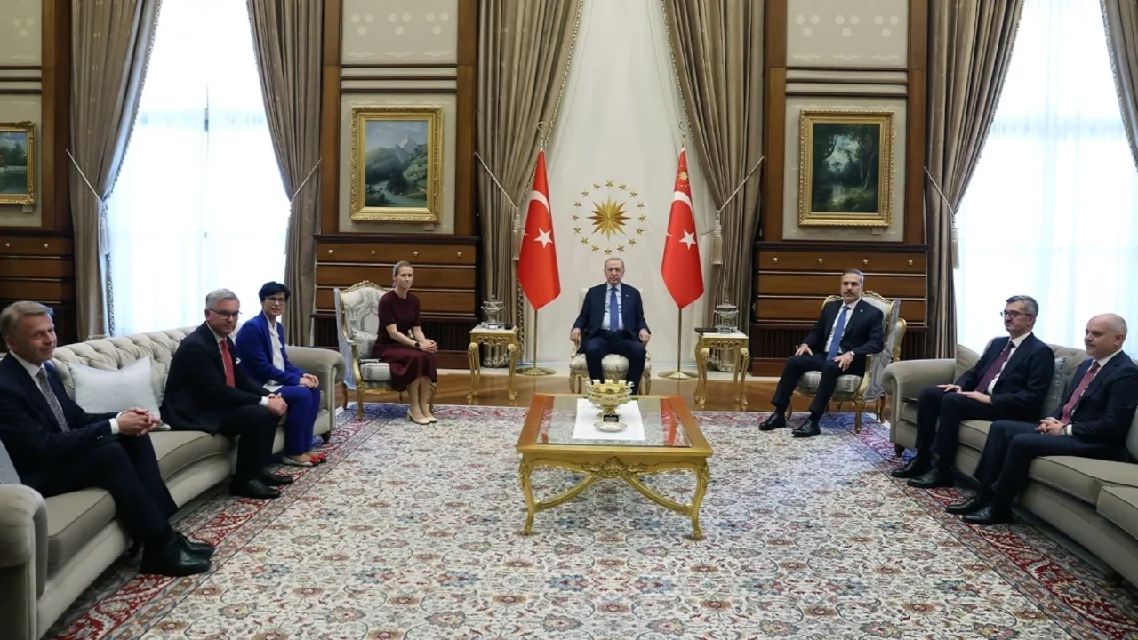 Cumhurbaşkanı Erdoğan, AB temsilcilerini kabul etti