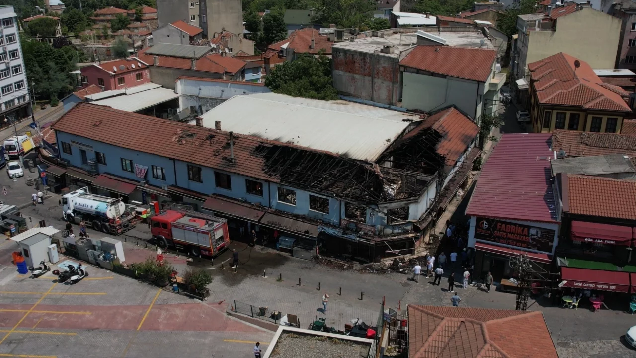 Bursa'da tarihi çarşıdaki yangında acı bilanço ortaya çıktı