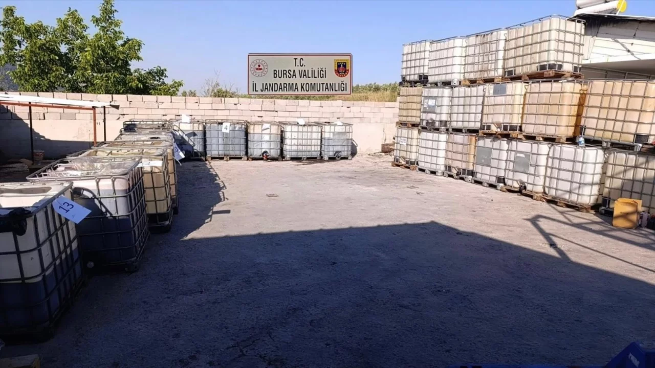 Bursa'da kaçak akaryakıt operasyonunda 5 gözaltı!