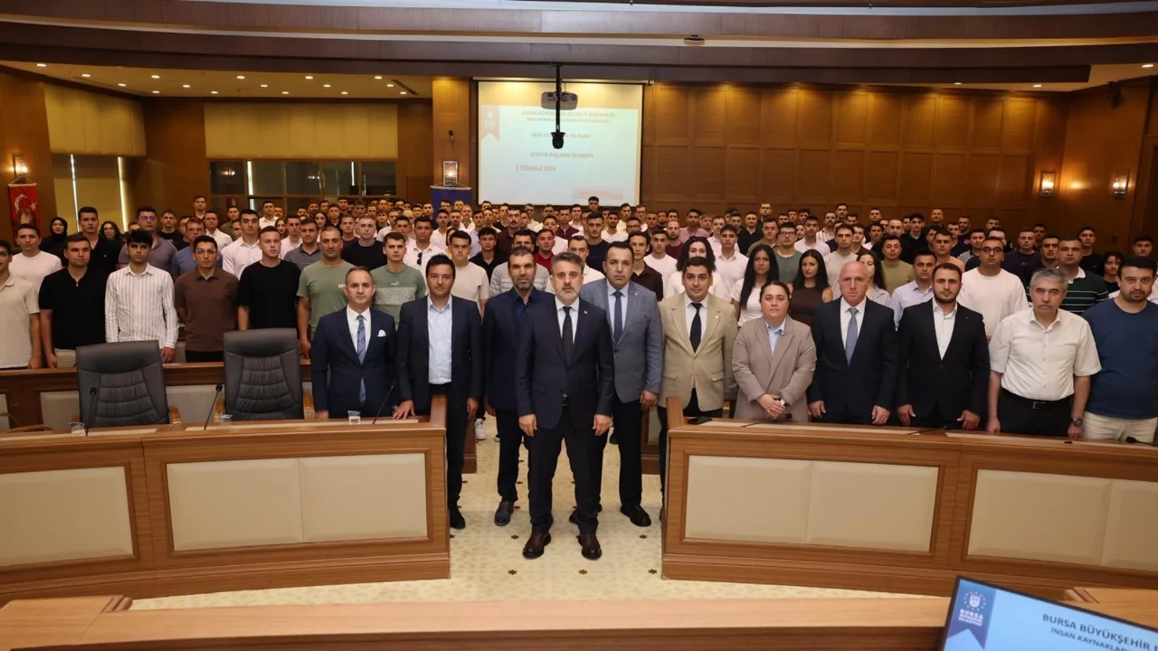 Bursa Büyükşehir İtfaiyesi'ne 147 yeni itfaiye eri katıldı