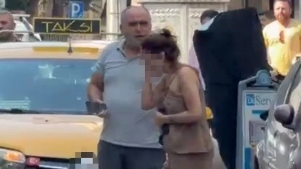 İzmir'de taksici ile vatandaş arasında 'güzergah' kavgası